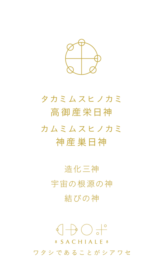 タカミムスヒノカミ・カムミムスヒノカミのカタカムナ文字カード